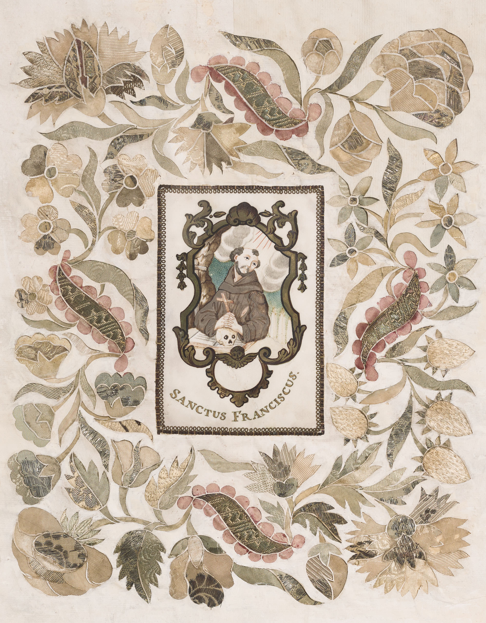 Wendelinskapelle. Klosterarbeiten zu Seiten des Altars